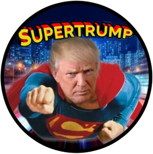Super Trump Donald Biden Man Silver Coin Autograph US Presidential Election 2024 - Picture 1 of 22