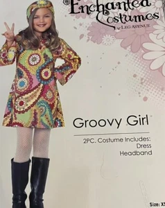 Groovy Girl Costume By Leg Avenue Size LG (10-12) - Picture 1 of 5