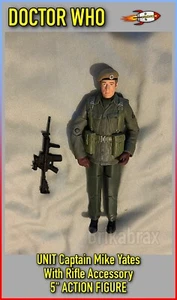 Character Options Doctor Who: UNIT Captain Mike Yates With Accessory 5" Figure - Picture 1 of 3