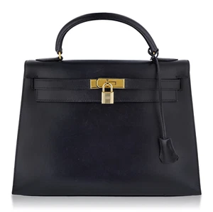 Authentic Hermes Kelly 32 Sellier HandBag with "Real Authentication" certificate - Picture 1 of 19