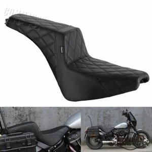Driver Passenger Gel Pad 2-Up Seat For Harley Softail Street Bob FXBB/S 2018-25 - Picture 1 of 8