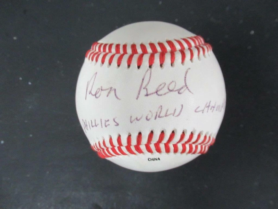 Ron Reed (Phillies World Champs) Signed Baseball Auto PSA/DNA AK23342 - Image 1 of 1