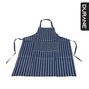 Striped Kitchen Apron with Pocket & Ties - Machine Washable, Durable Fit - Picture 1 of 40