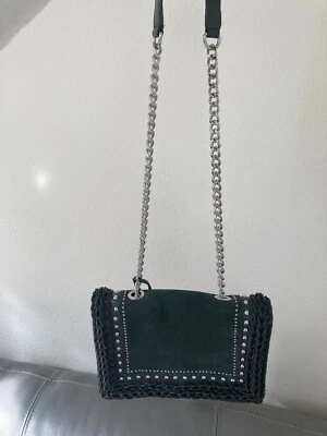 ZARA GREEN CROSSBODY BAG - Image 1 of 4