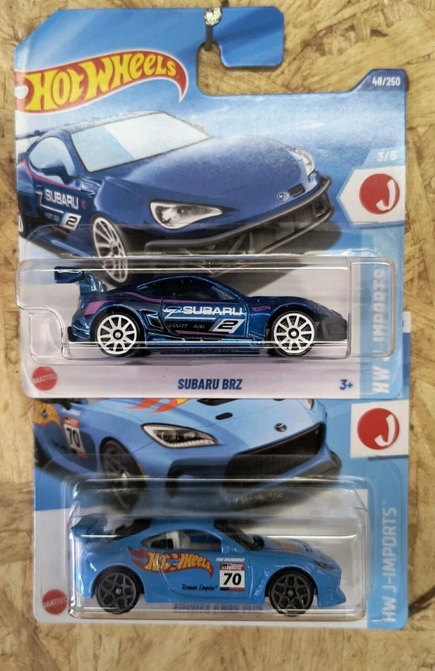 HOT WHEELS 2025 SUBARU BRZ/TOYOTA GR 86 J-IMPORT - Immagine 1 di 1