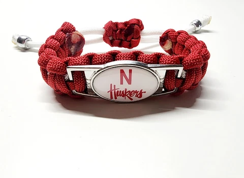 Nebraska Cornhuskers Adjustable Charm Bracelet Fan Apparel & Souvenir College Cover