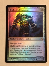 Blightsteel Colossus (FOIL) - Mirrodin Besieged - NM MTG Magic