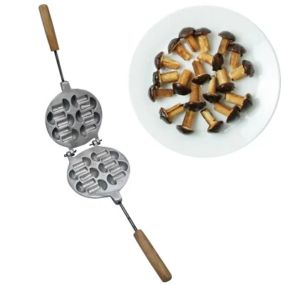 MUSHROOM MOLD PAN FOR BAKING COOKIES 10 MUSHROOMS - Image 1 of 4