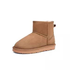 DREAM PAIRS Toddler Boys Girls KSB214 Faux Fur Lined Ankle Snow Boots Kids - Picture 1 of 6