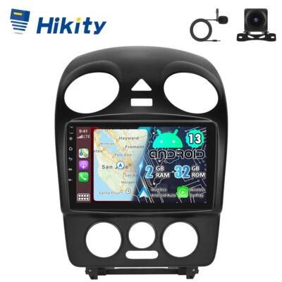 9" 2+32GB Apple Carplay Android15 Autoradio GPS Navi WiFi DSP Für VW New Beetle - Bild 1 von 4