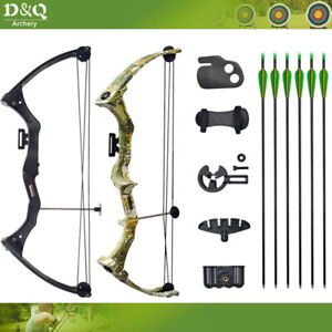 Right Handed New 14Lbs Compound Bow Archery Bow and Arrow Sets for Youth Bow Kit