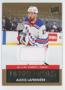 2021-22 Upper Deck Debut Dates Jersey Alexis Lafreniere #DD-1