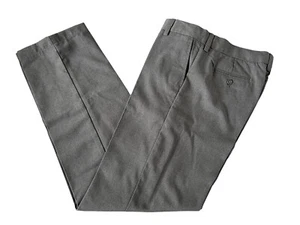 Lands End School Uniform Boys Dress Pants Gray Size 20 /Inseam 26” 442627 #2687 - Picture 1 of 11