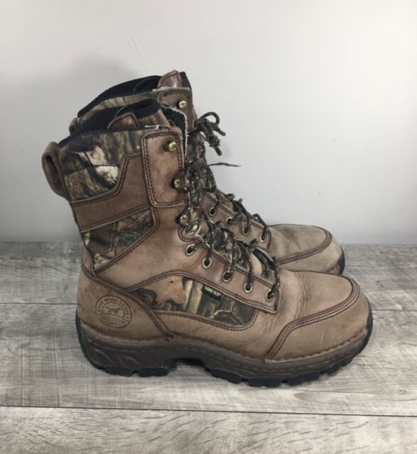 Ridge Botas de caza de cuero impermeables de 8 para hombre, zapatos de  senderismo de barro