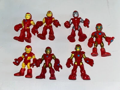 Marvel Playskool Heroes Lote Iron Man Mark Hall Armadura Clásica Centurión Plata Foto 1 de 4
