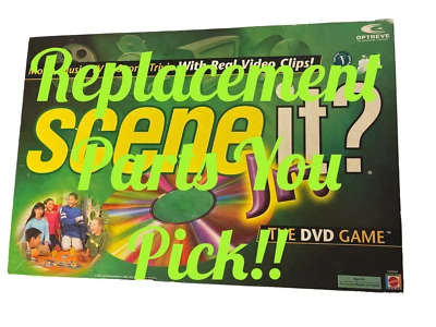 Mattel Scene It? Jr DVD Board Game Replacement Parts You Pick - Image 1 of 2