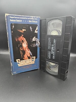 Saturn 3 VHS Farrah Fawcett Kirk Douglas Harvey Keitel Avid Release Untested VHS - Image 1 of 2