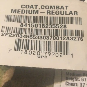 Coat, Army Uniform, Medium Regular, New With Tag, OCP, Multicam - Picture 1 of 6