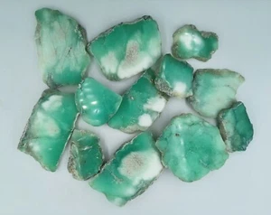 Chrysoprase Plate Natural Gemstone - Top Quality handmade Chrysoprase 72179 - Picture 1 of 6