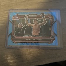 2023 PRIZM UFC IGNACIO BAHAMONDES ROOKIE BLUE WAVE PRIZM CARD SP