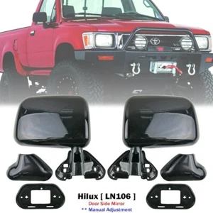 New 1 Pair LH RH Exterior Side Mirror For Hilux Pickup LN106 LN107 1988-97 - Bild 1 von 6