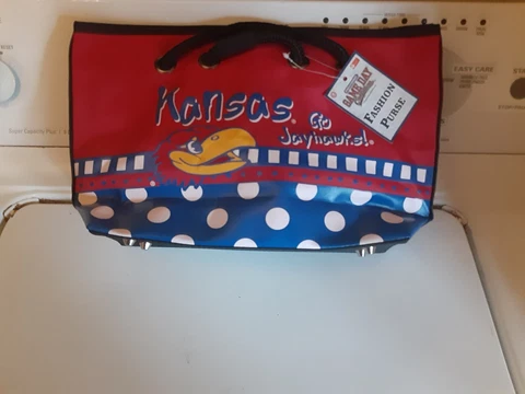 Lot of 5 Kansas Jayhawks Fashion Purse Jenkins NCAA Cover