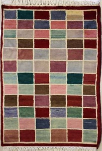 Rugstc 2.5x4 Gabbeh Multicolored Area Rug,Genuine Hand-Knotted, Wool Pile - Picture 1 of 5