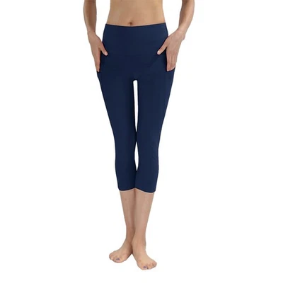 Private Island Hawaii Women’s Capri Pocket Leggings Swimsuit Rash Guard Pants - Image 1 of 4