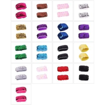 Shimmering Sequined Cuffs Arm Cover for Women Formal Event Dancing Accessories - Bild 1 von 4