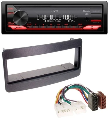 JVC Bluetooth USB DAB MP3 Autoradio für Toyota Celica, MR2 - schwarz - Bild 1 von 4