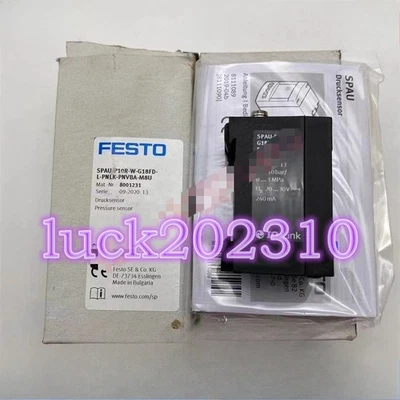  1PC NEW FESTO SPAU-P10R-W-G18FD-L-PNLK-PNVBA-M8U 8001231 #YY - Image 1 of 3
