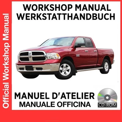 DODGE RAM 1500 DS 2008 2015 WORKSHOP MANUAL SERVICE DVD PDF REPAIR ENGLISH - Imagen 1 de 4