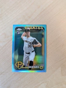 Paul Skenes 2024 Topps Chrome Update Aqua /199 Refractor Rookie Card RC Pirates - Picture 1 of 2