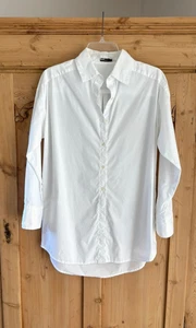J. McLaughlin Shirt Blouse Womens S White long Sleeve - Picture 1 of 4