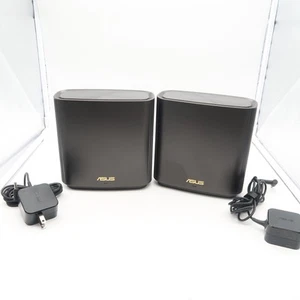 ASUS ZenWiFi AX6600 Système WiFi 6 maillé tri-bande pour toute la maison (XT8) - Pack de 2 - Photo 1/6