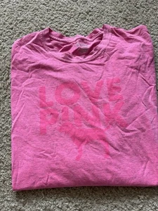 Victoria’s Secret LOVE PINK Lounge Shirt ~Size L Over-Size - Picture 1 of 3