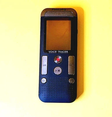 PHILIPS DVT2500 DIGITAL VOICE TRACER POCKET RECORDER 2 MIC COLOR DISPLAY BLACK - Image 1 of 4