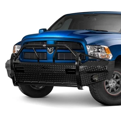 For Dodge Ram 1500 03-08 Front Bumper Xtreme Series Full Width Black Powder Foto 1 de 4