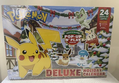 Pokemon 2024 DELUXE Holiday Advent Calendar (16 Figures & 8 Accessories) - Image 1 of 2