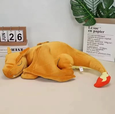 Pokemon Charizard Sleeping Stuffed Plush Soft Toy - 50cm UK SELLER 🇬🇧 - Image 1 of 4