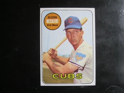 1969 Topps High # 171 Glenn Beckert Chicago Cubs Bom Ex+ - Imagem 1 de 2