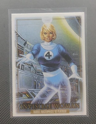 Invisible Woman 2024 Skybox Marvel Masterpieces Platinum '92 CANVAS #39 - Image 1 of 2
