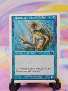 Magic the Gathering MTG 1999 Card | Merfolk of the Pearl Trident 42/173 - Picture 1 of 2