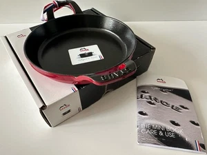 Staub Round Stackable Dish Cherry 7.9” 20cm Enameled Iron New Boxed RRP £75 - Picture 1 of 9