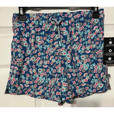 Pantalones cortos de natación Ocean Coast florales de piña para niños L reciclados UPF30 Foto 1 de 4