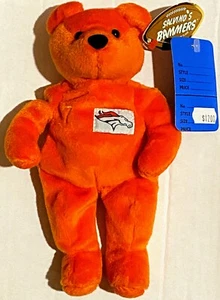 John Elway Denver Broncos #7 QB Super Bowl Series Salvino's Bammers Orange Bear - Imagen 1 de 4