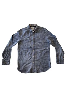 Howe Creative Workforce Long Sleeve Button Up Collared Shirt Blue Size XL GUC - Picture 1 of 10