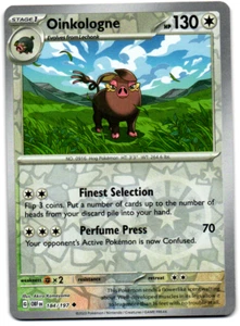 Oinkologne SV03: Obsidian Flames 184/197 Uncommon Reverse Holo Pokemon NM - Picture 1 of 2