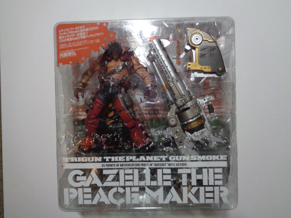 Figura TRIGUN The Planet Gun Smoke Kaiyodo Gazelle the Peacemaker sellada sin caja Foto 1 de 4