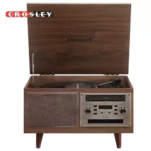 Crosley CR7023A-WA 3–Speed Serenade 8-In-1 Record Player - Walnut - Picture 1 of 5